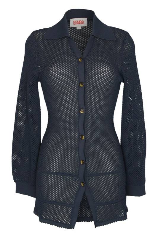 SALE Safari Strickkleid