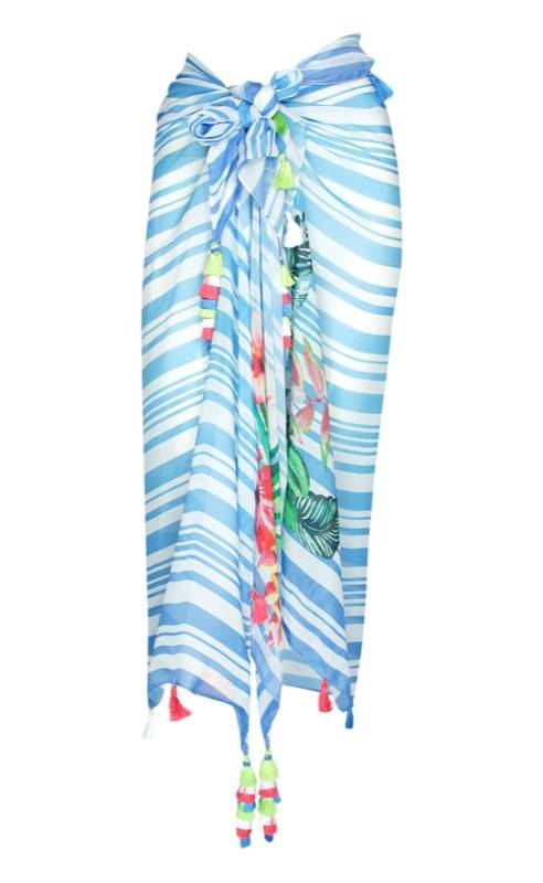 SALE Seiden Pareo Blossom