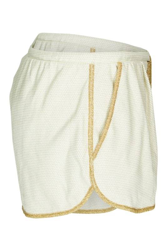 SALE Short Mit Lurex In Gold