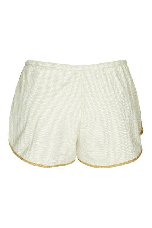 SALE Short Mit Lurex In Gold