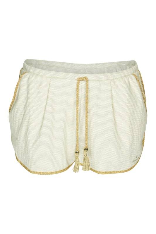 SALE Short Mit Lurex In Gold