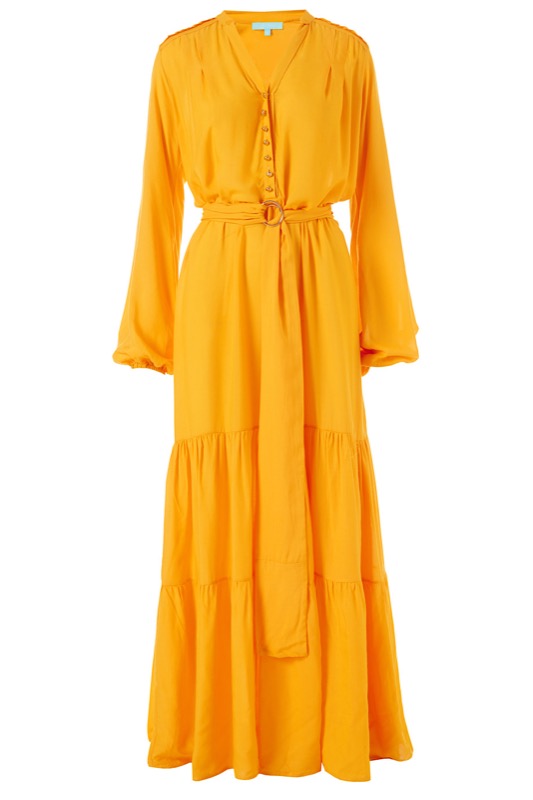 SALE Sonja Maxikleid Gelb