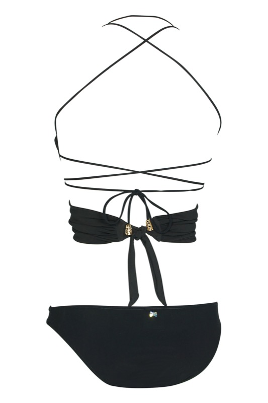 SALE St.Tropez Padded Bügel Bikini Mit Wickeloptik