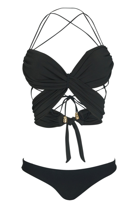 SALE St.Tropez Padded Bügel Bikini mit Wickeloptik