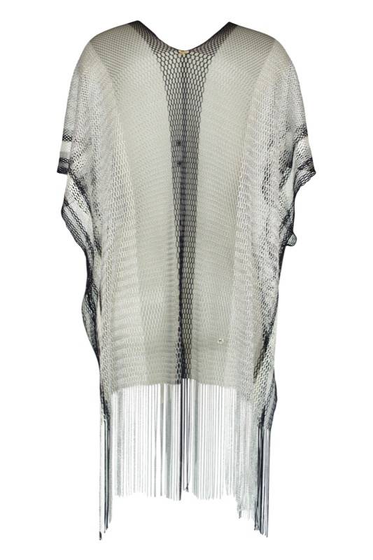 SALE Stardust Madagascar Poncho Mit Fransen