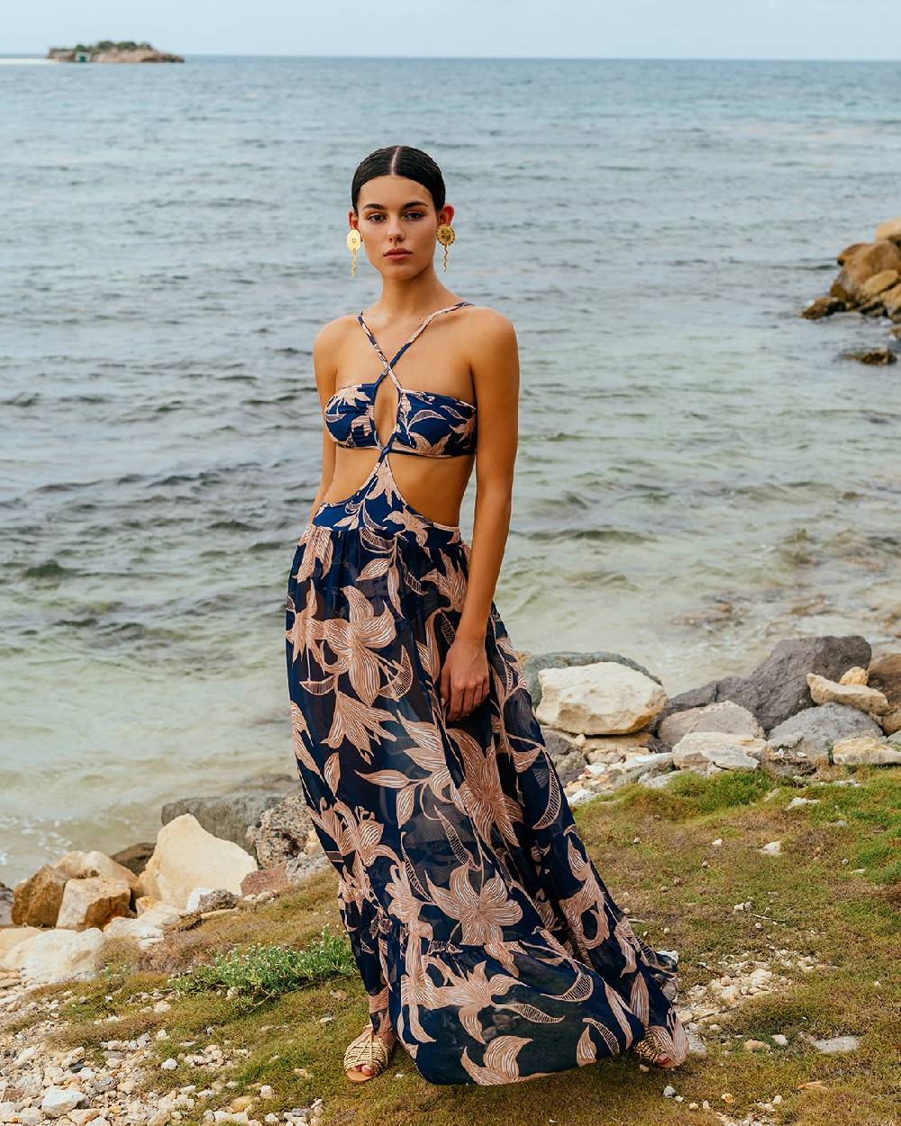 SALE Stargazer Cross-Front Strandkleid