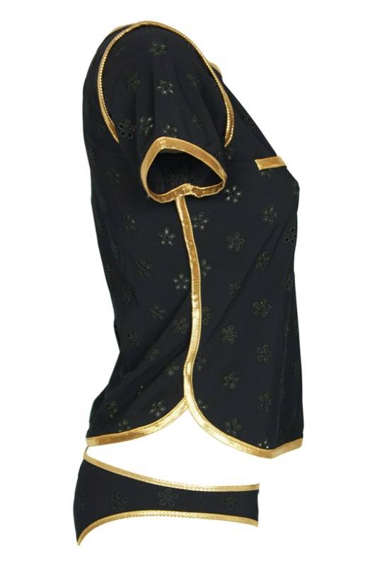 SALE Surfrider Beach Top Mit Bikini Slip Black