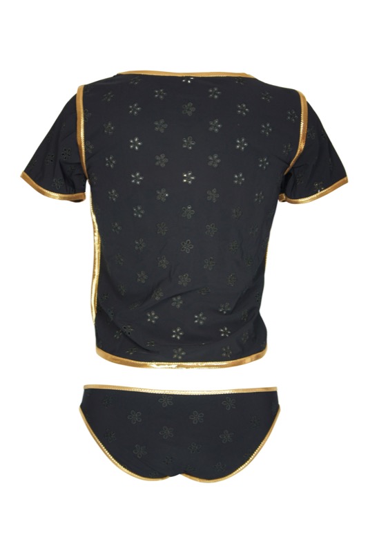 SALE Surfrider Beach Top Mit Bikini Slip Black