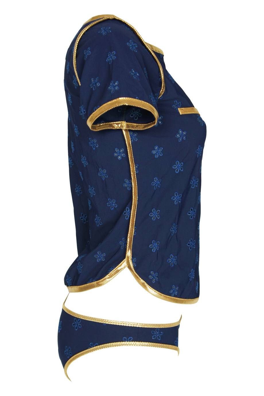 SALE Surfrider Beach Top Mit Bikini Slip Blau