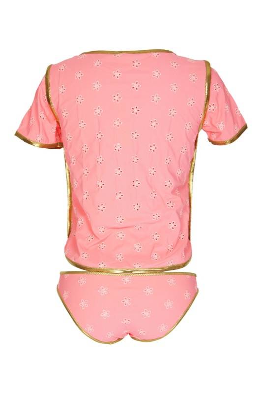 SALE Surfrider Beach Top Mit Bikini Slip Coral