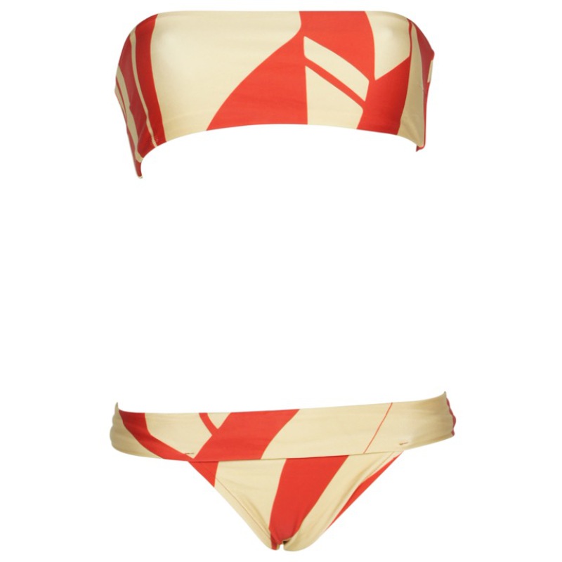 SALE Thidu Bandeau Bikini Rot