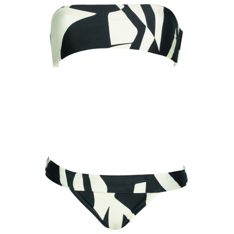 SALE Thidu Bandeau Bikini schwarz