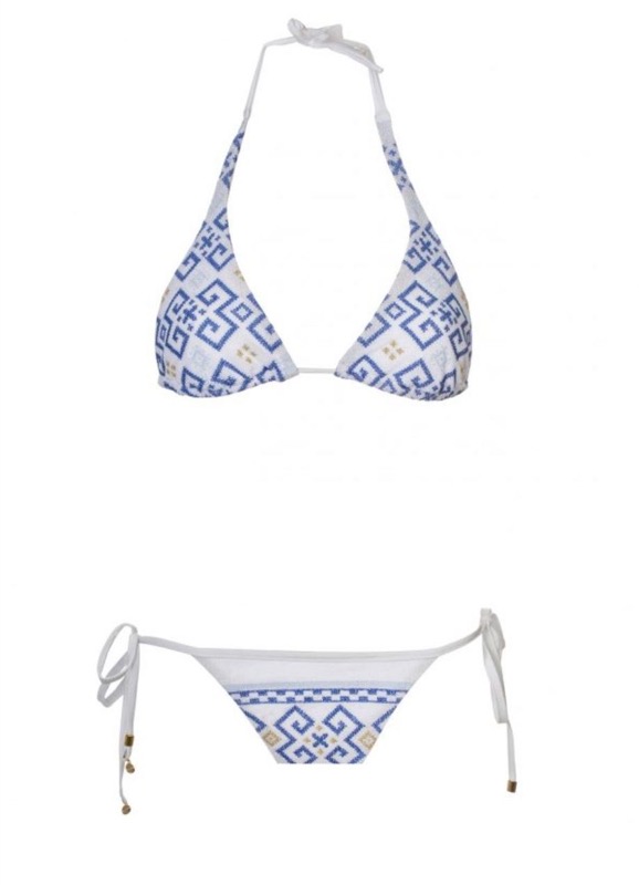 SALE Triangel Bikini Danae Geo in weiss