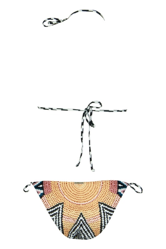 SALE Triangle Bikini Im Musterprint