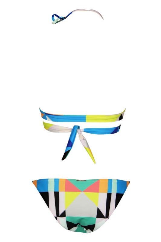SALE Triangle Bikini Zum Wenden In Aqua