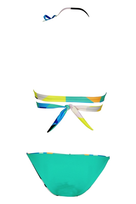 SALE Triangle Bikini Zum Wenden In Aqua