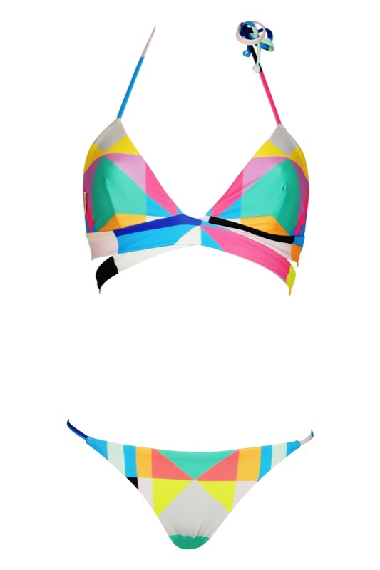 SALE Triangle Bikini zum wenden in Aqua