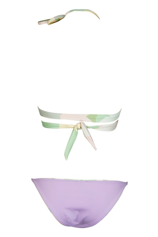 SALE Triangle Bikini Zum Wenden In Pastel