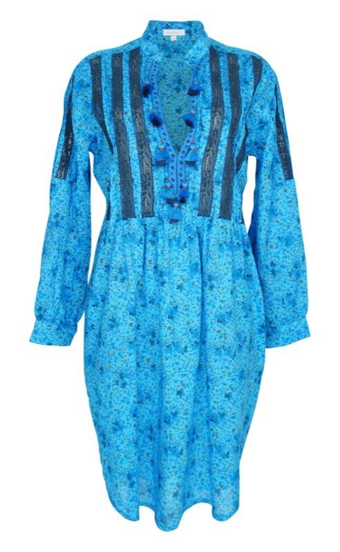 SALE Triny Tunikakleid Blau