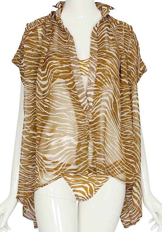 SALE Tunika aus Seide