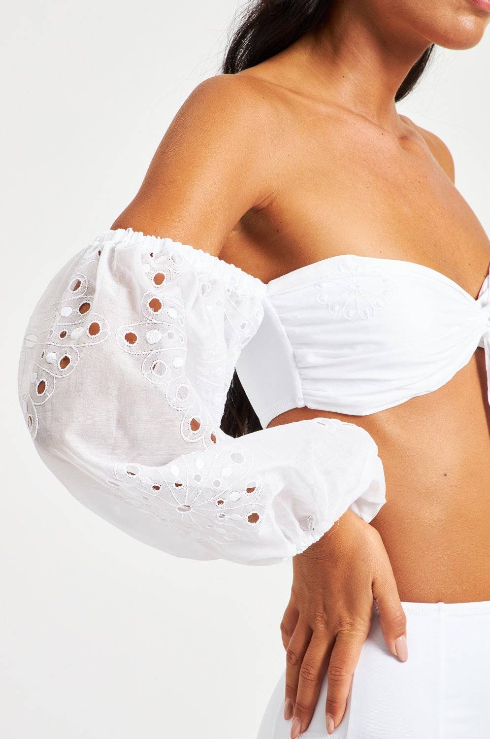 SALE Valentina Padded Bikini Weiß