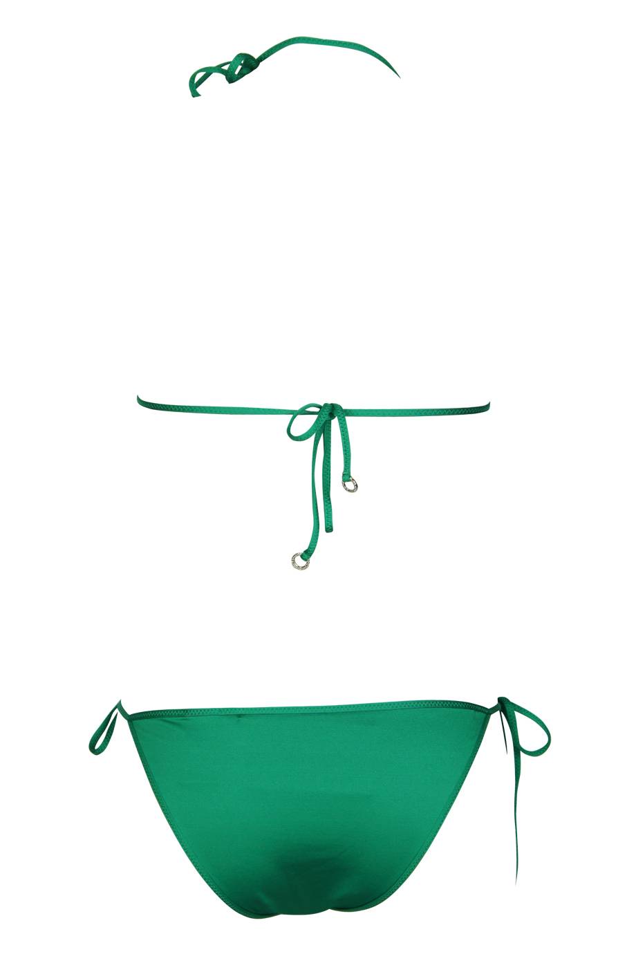 SALE Zig Zag Padded Triangle Bikini Grün