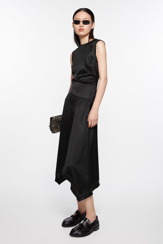 Acne Studios Ärmelloses Kleid Aus Satin