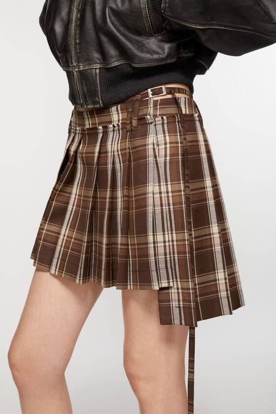 Acne Studios Asymmetrischer Faltenrock