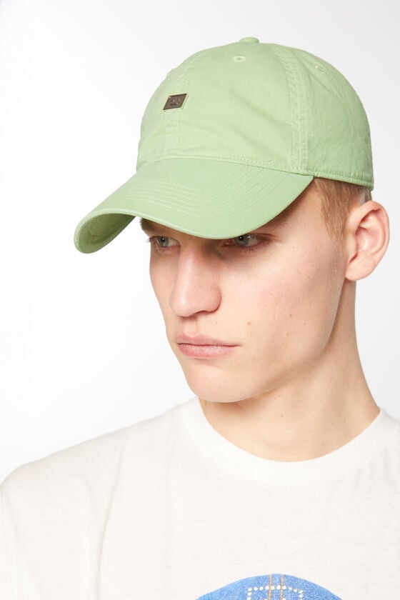 Acne Studios Aufgesetzte Kappe Mit Face-Logo