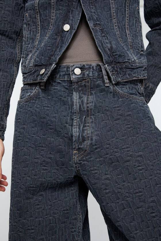 Acne Studios Baggy-Fit-Jeans - 1981M Monogram