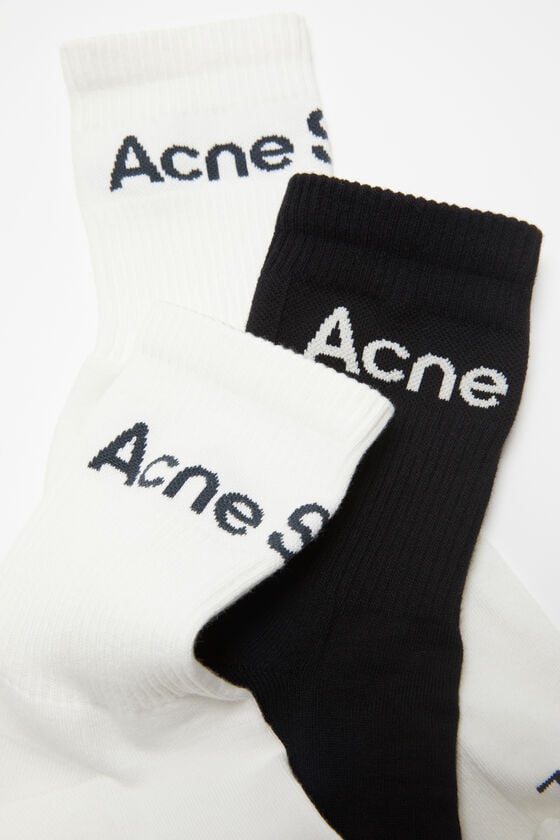 Acne Studios Baumwollsocken Mit Logo - 3er-Pack
