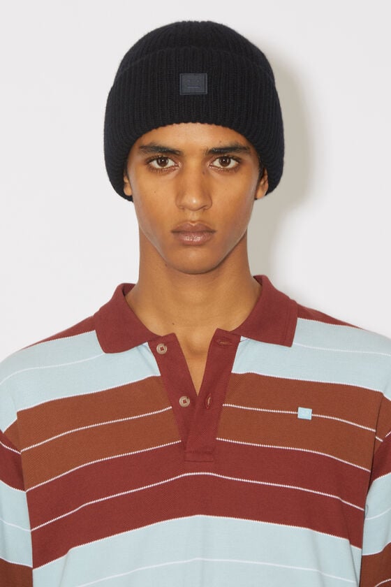 Acne Studios Beanie Mit Kleinem Face-Logo