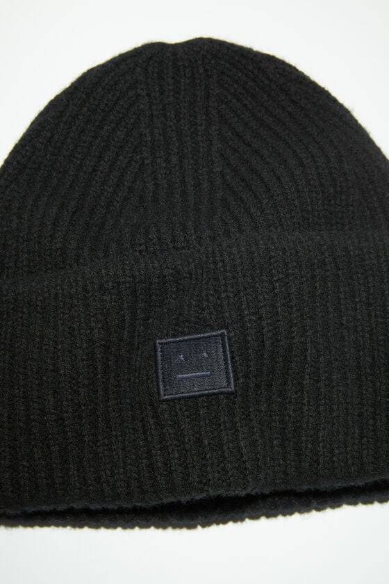 Acne Studios Beanie Mit Kleinem Face-Logo