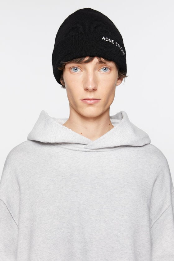 Acne Studios Beanie Mit Logo