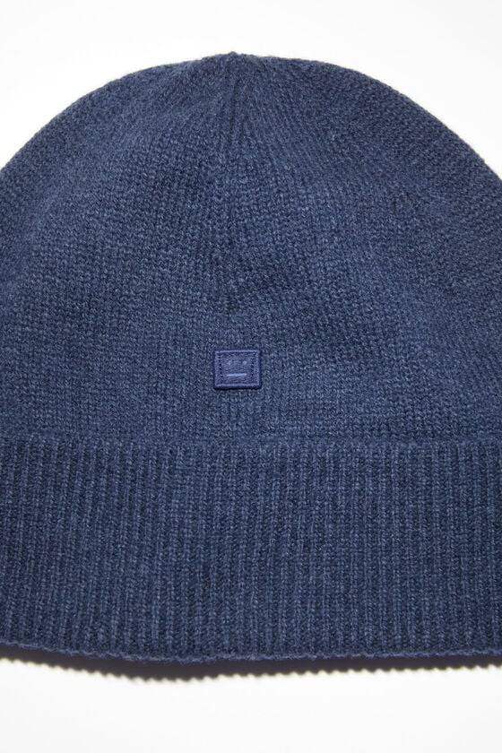 Acne Studios Beanie Mit Micro-Face-Aufnäher