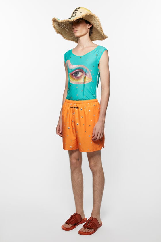 Acne Studios Bedruckte Badeshorts