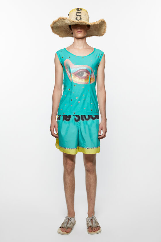 Acne Studios Bedruckte Badeshorts
