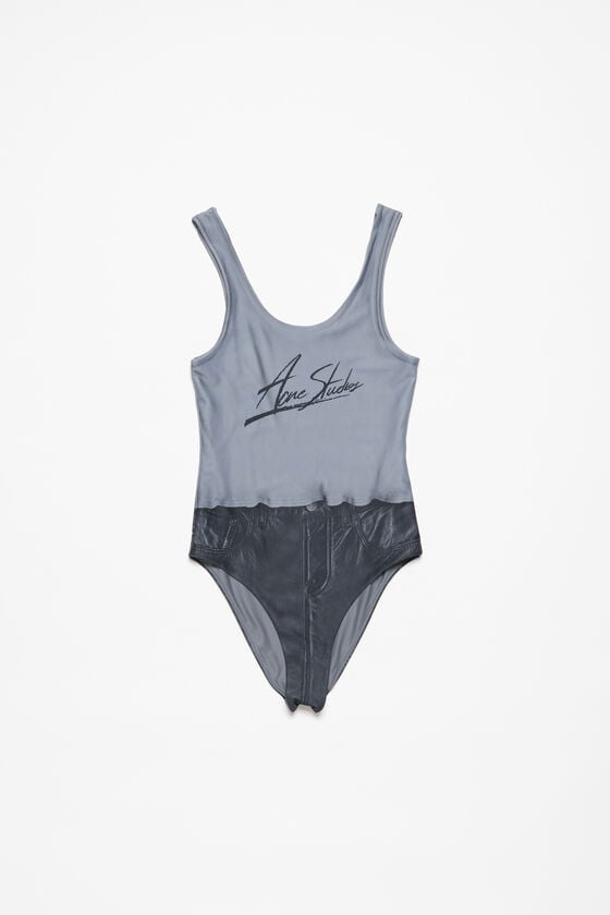 Acne Studios Bedruckter Badeanzug