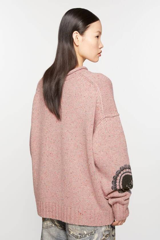 Acne Studios Bedruckter Pullover Aus Wollmischung