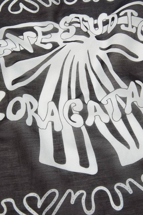 Acne Studios Bedruckter Quadratischer Schal