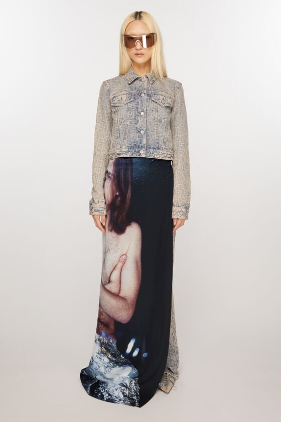 Acne Studios Bedruckter Seidenschal