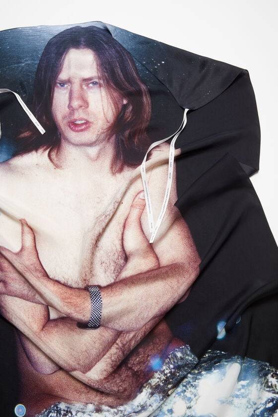 Acne Studios Bedruckter Seidenschal