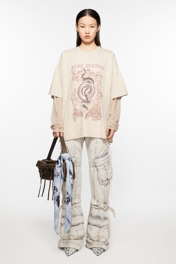 Acne Studios Bedruckter Seidenschal