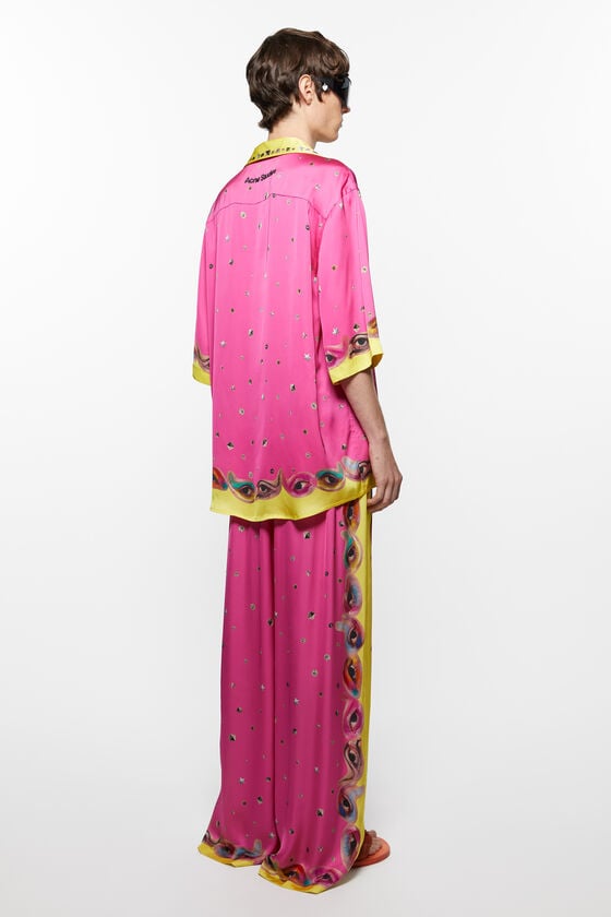 Acne Studios Bedrucktes Hemd Mit Knopfleiste