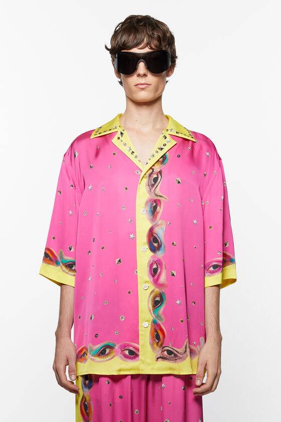 Acne Studios Bedrucktes Hemd mit Knopfleiste