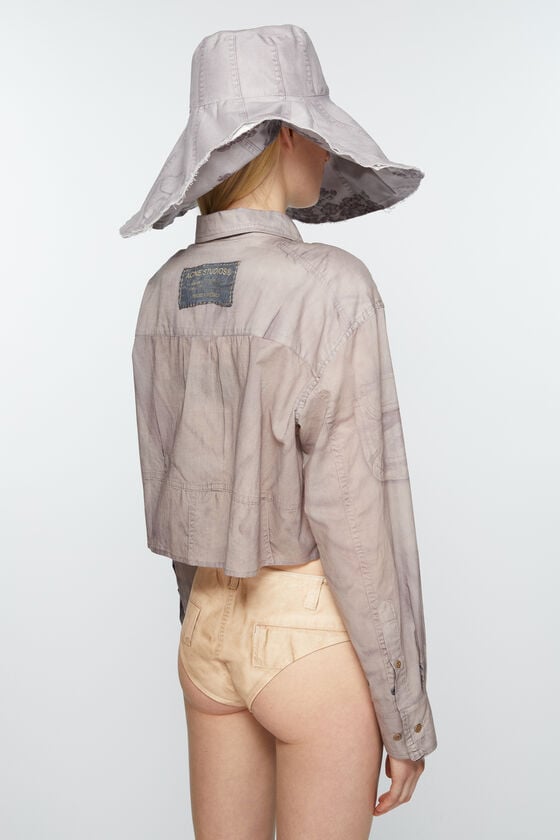 Acne Studios Bedrucktes Hemd Mit Knopfleiste