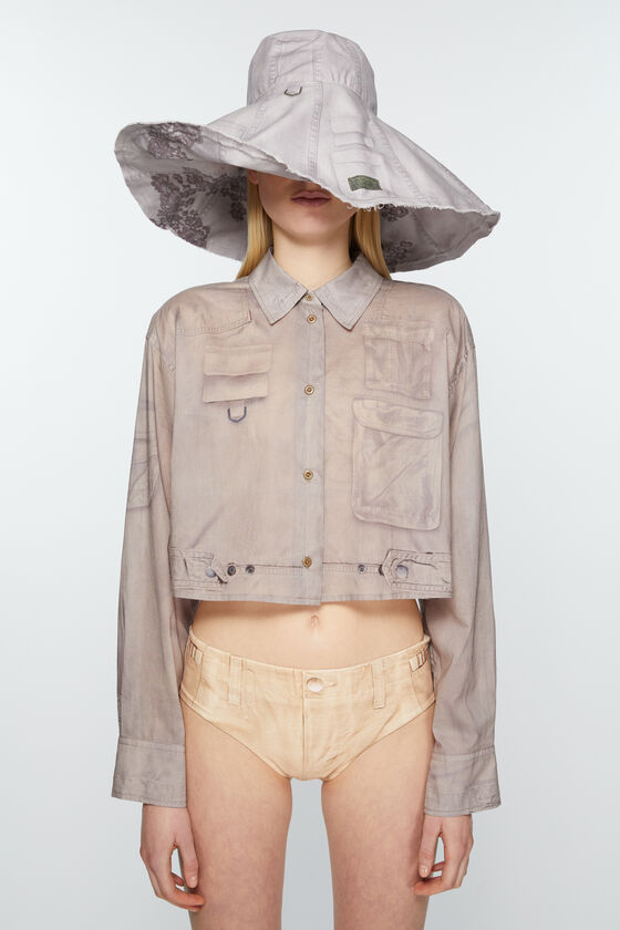 Acne Studios Bedrucktes Hemd mit Knopfleiste