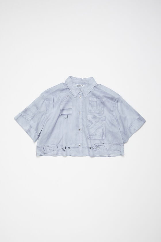 Acne Studios Bedrucktes Hemd Mit Knopfleiste