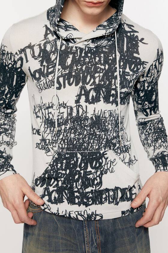 Acne Studios Bedrucktes Oberteil Mit Kapuze