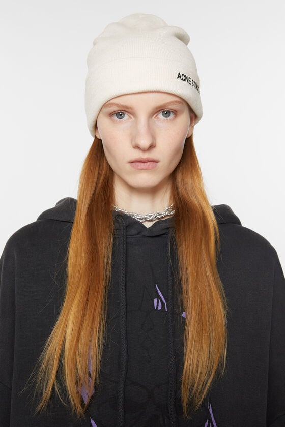 Acne Studios Bestickte Beanie Mit Logo